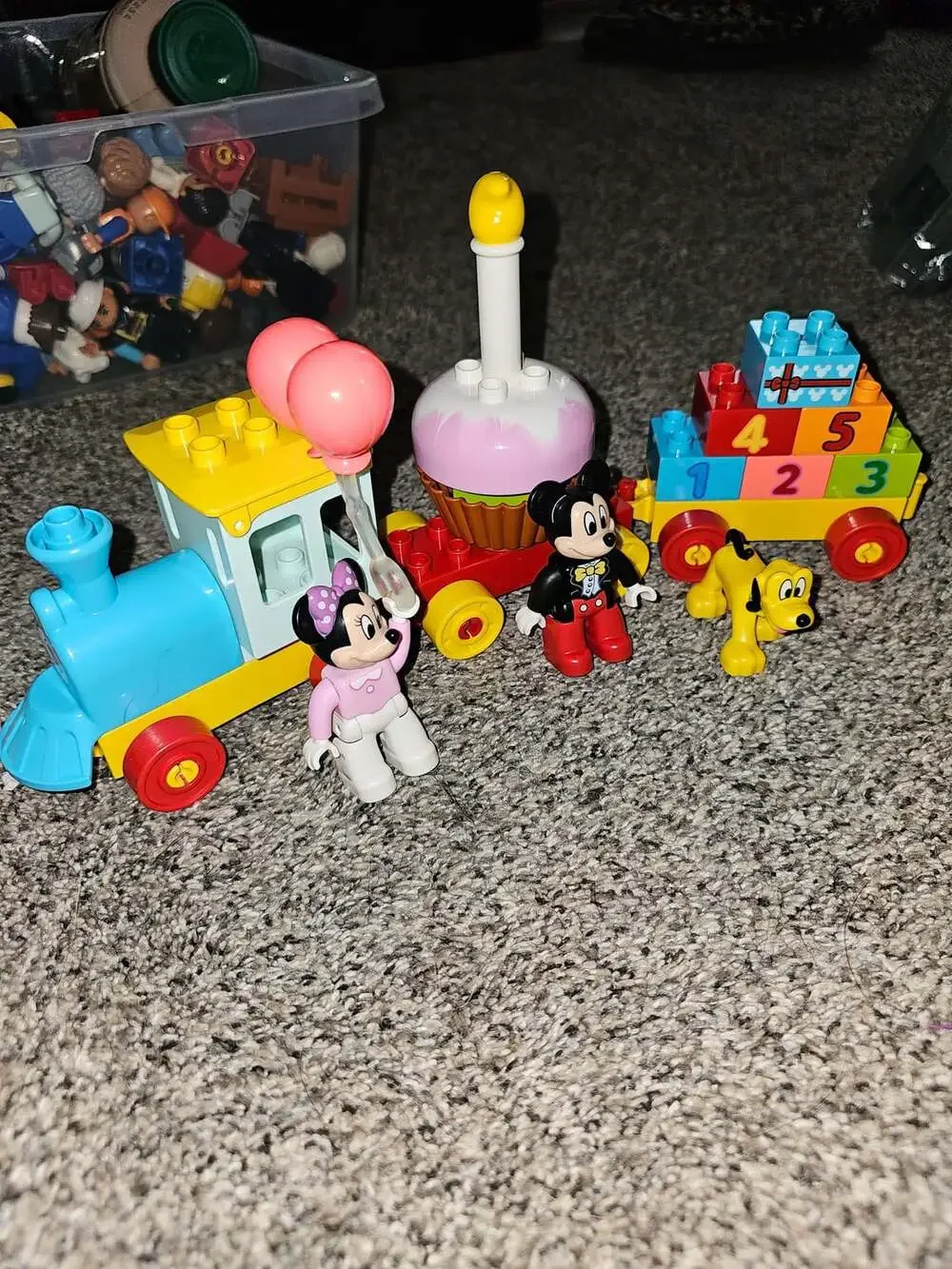 Duplo Lego - Minnie and Mickey Birthday Train - 20 pieces